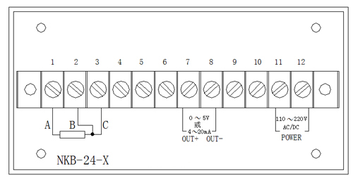 NKB-24X 盘装式温度变送器(图2)