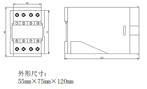 NKB-25S 塑壳型频率变送器(图1)