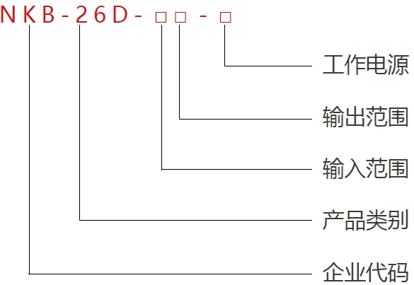 NKB-26D 导轨式直流电流变送器(图1)